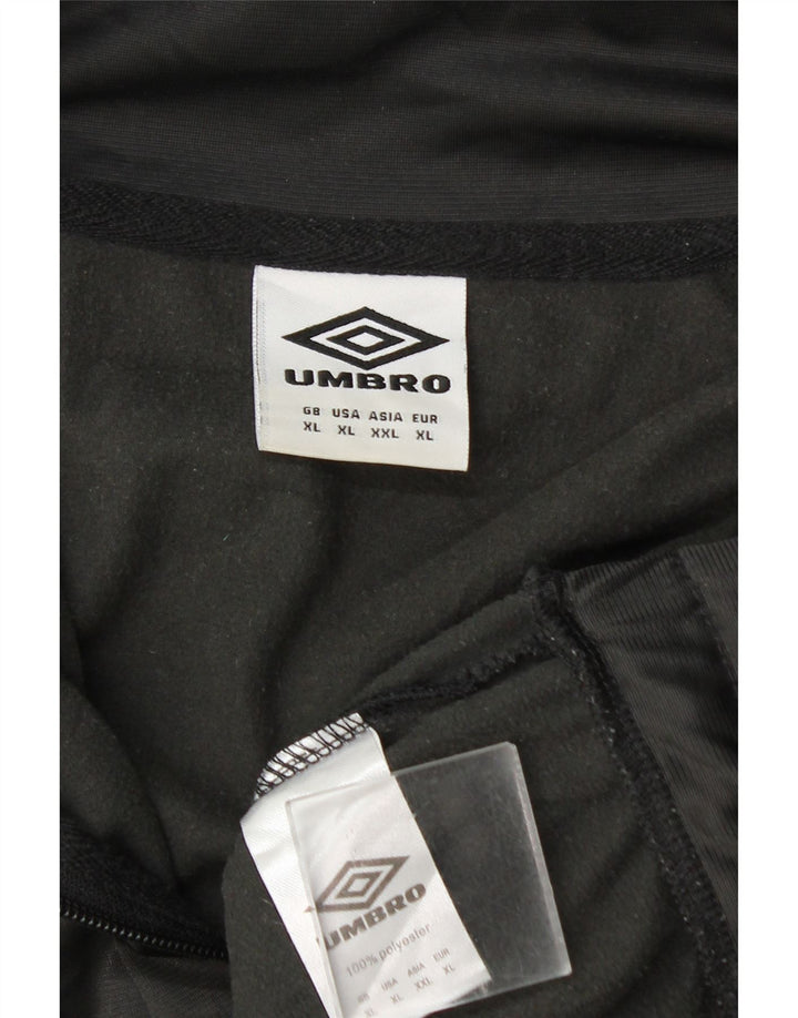 Umbro Mens Graphic Tracksuit Top Jacket XL Grey Colourblock Polyester