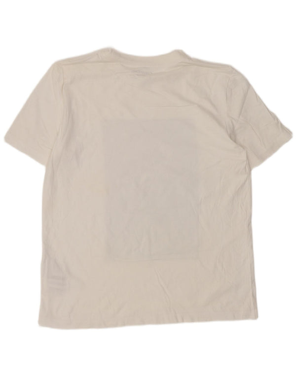 Calvin Klein Mens Classic Fit Graphic T-Shirt Top Small White Cotton