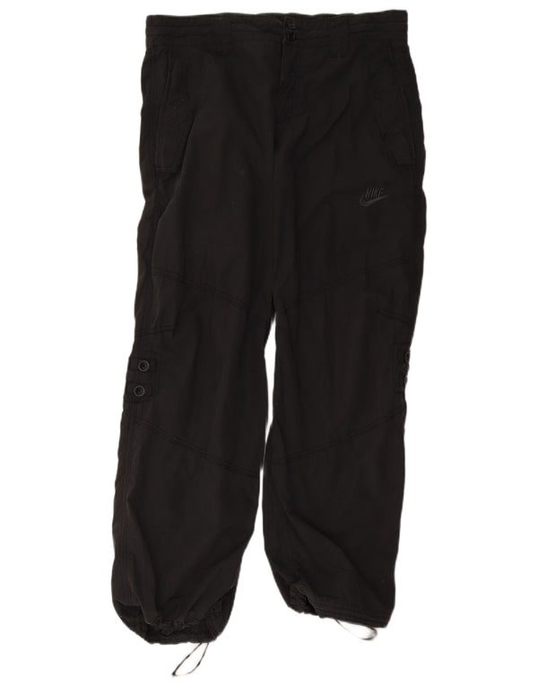 Nike Dame jogger Cargo Bukser UK 16 Large W34 L30 Sort Polyester