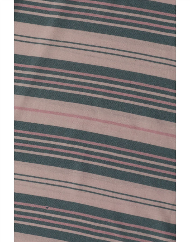 Fat Face Mens T-Shirt Top Medium Blue Striped Cotton
