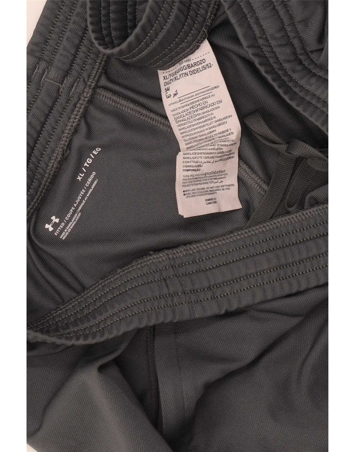 Under Armour Pantalon de survêtement ajusté XL Gris Polyester Homme