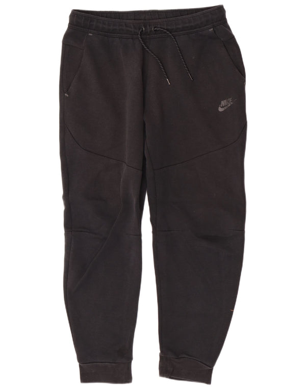 Nike Mens Tracksuit Trousers Joggers Medium Black Cotton
