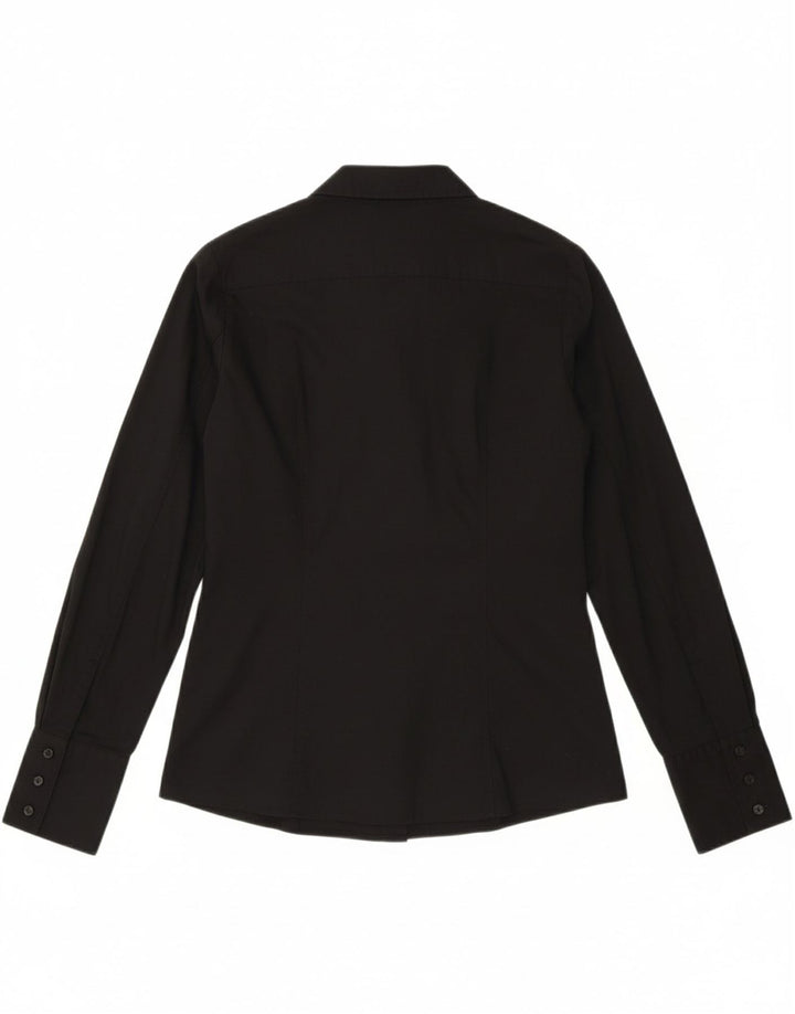 LIU JO Womens Shirt IT 46 Large Black Cotton Vintage Liu Jo and Second-Hand Liu Jo from Messina Hembry 