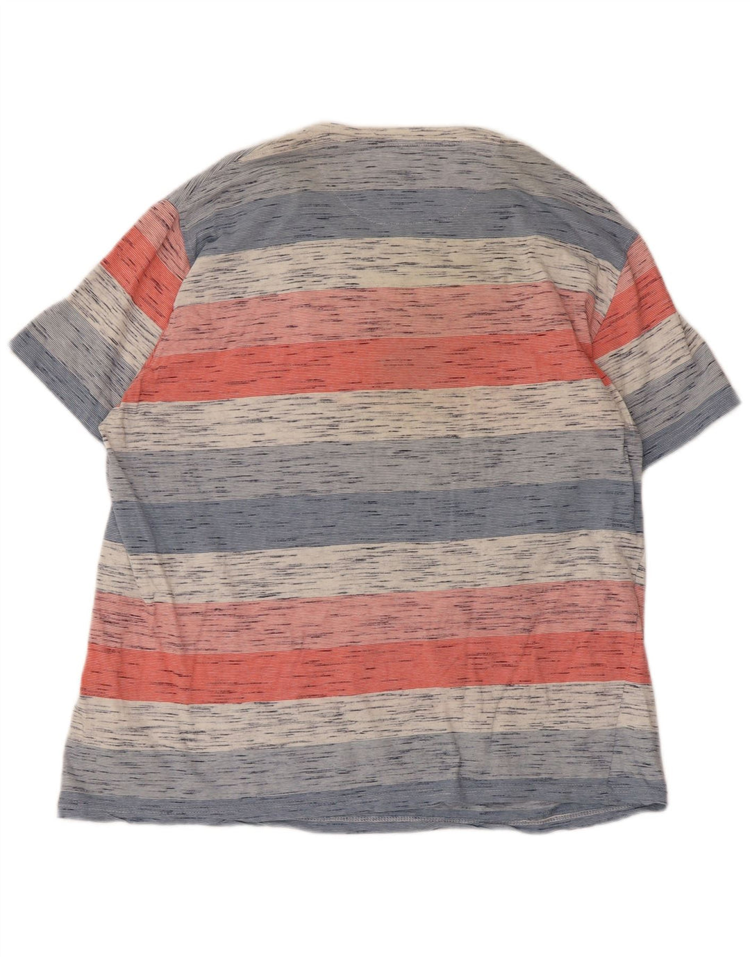 James Pringle Mens T-Shirt Top Large Multicoloured Striped Cotton