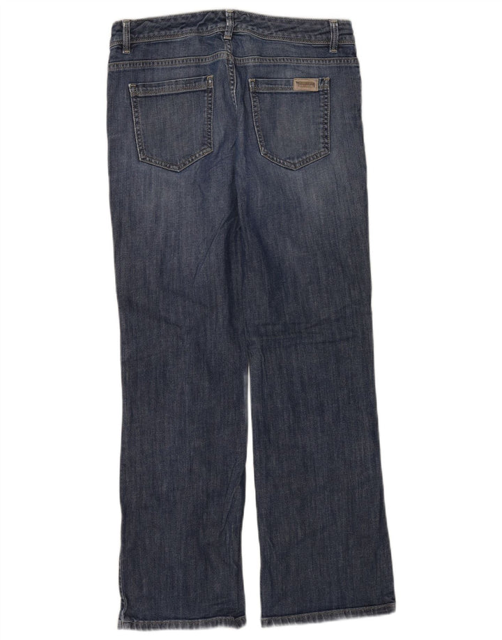 MARKS & SPENCER Womens Autograph Bootcut Jeans UK 10 Small W28 Blue Cotton