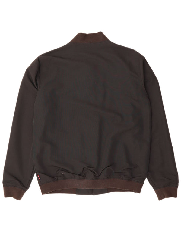 Levi's Mens Bomber Jacket UK 38 Medium Black Polyamide