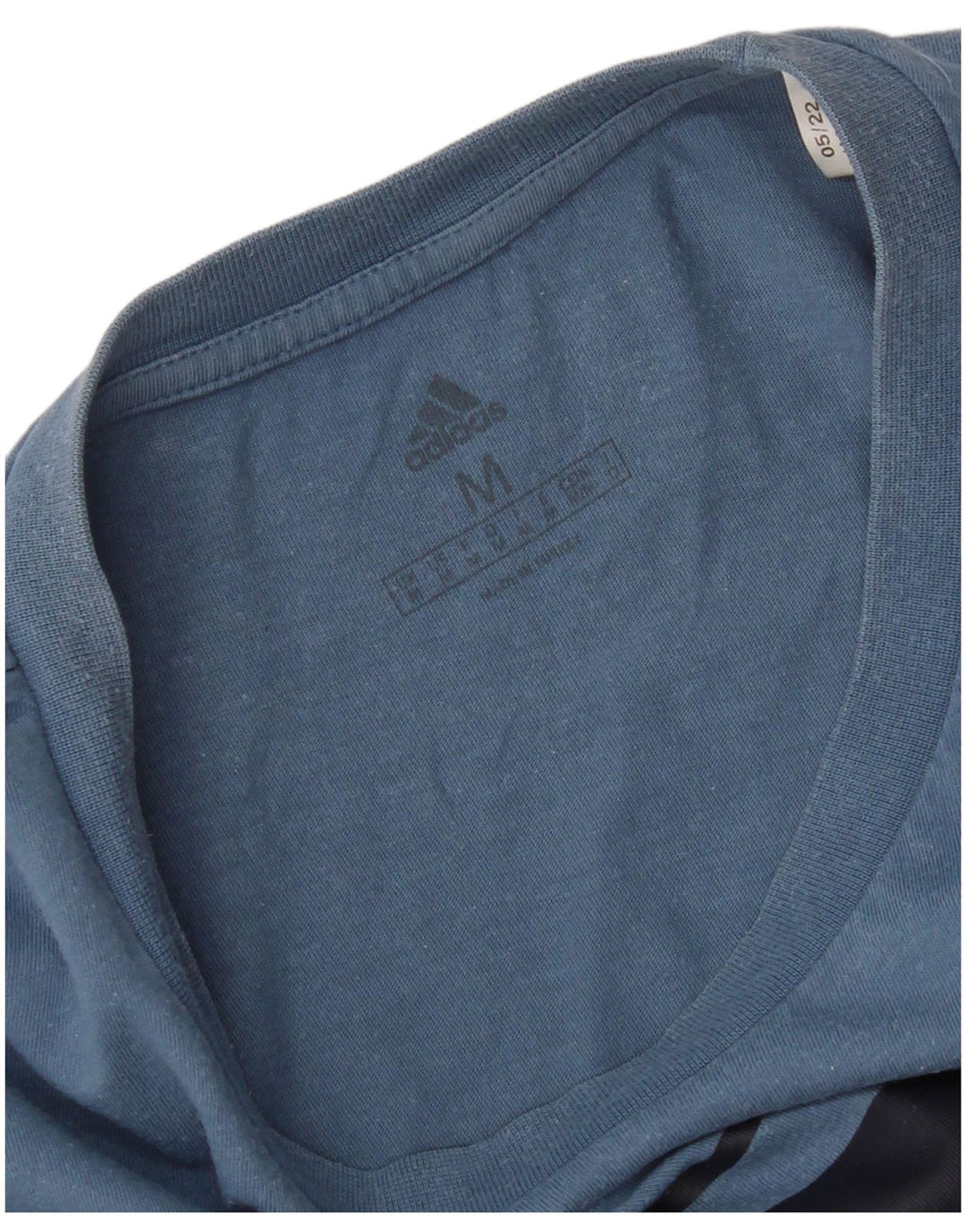 Adidas Mens Graphic T-Shirt Top Medium Blue