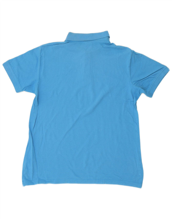 KAPPA Mens Polo Shirt Large Blue Cotton