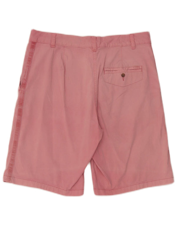 Marks & Spencer Chino Shorts til kvinder UK 12 Medium W32 Pink Bomuld