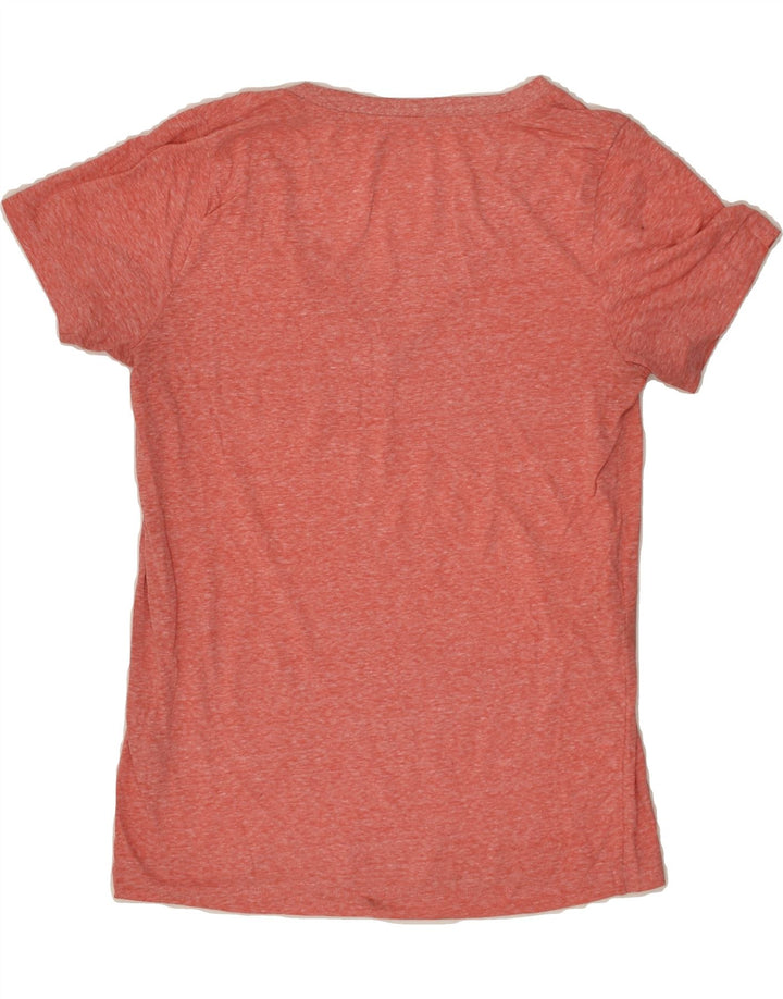 J. CREW Womens T-Shirt Top UK 12 Medium Pink Flecked Cotton | Vintage J. Crew | Thrift | Second-Hand J. Crew | Used Clothing | Messina Hembry 