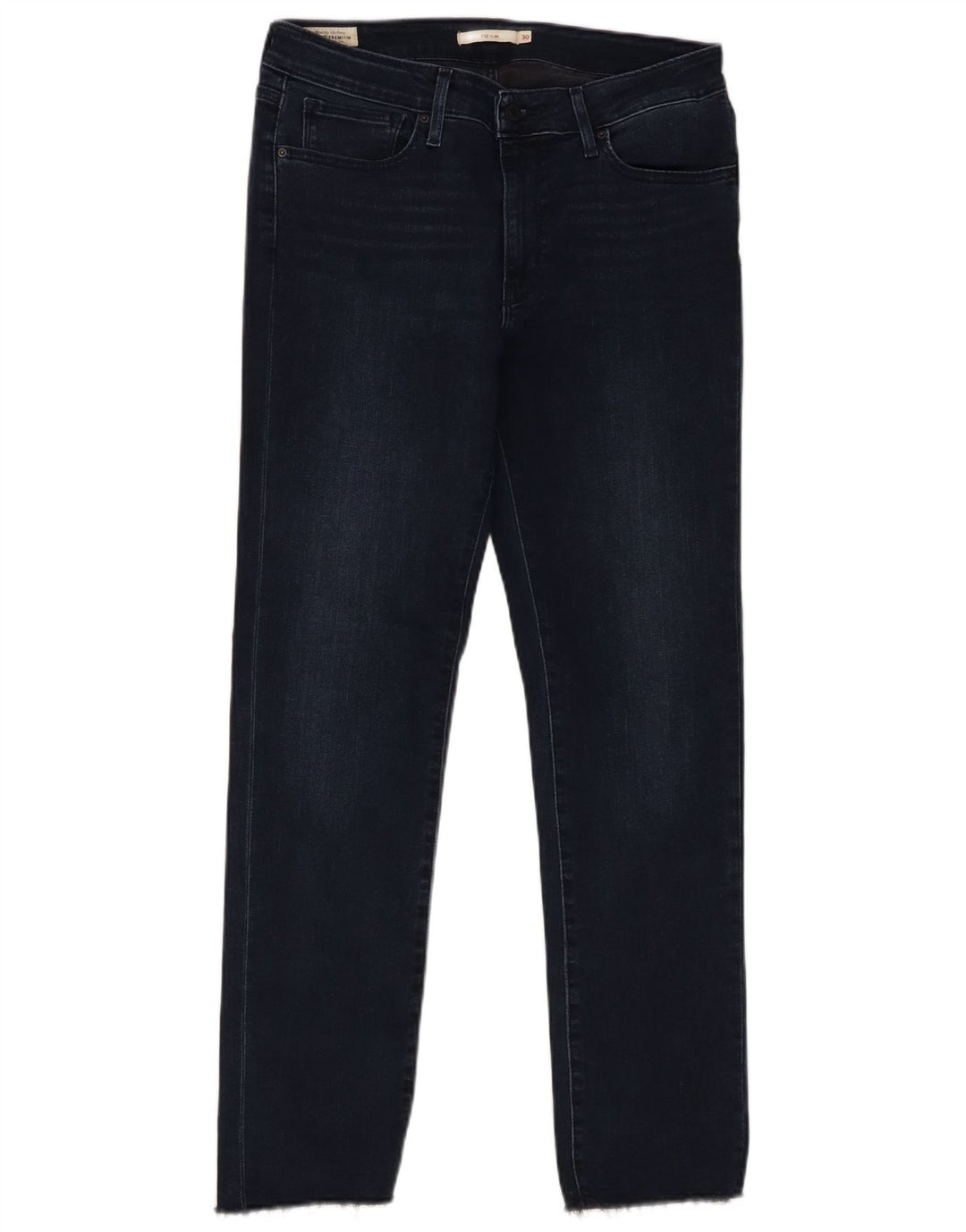 Levi's Womens 712 Slim Jeans W30 L29 Navy Blue Cotton