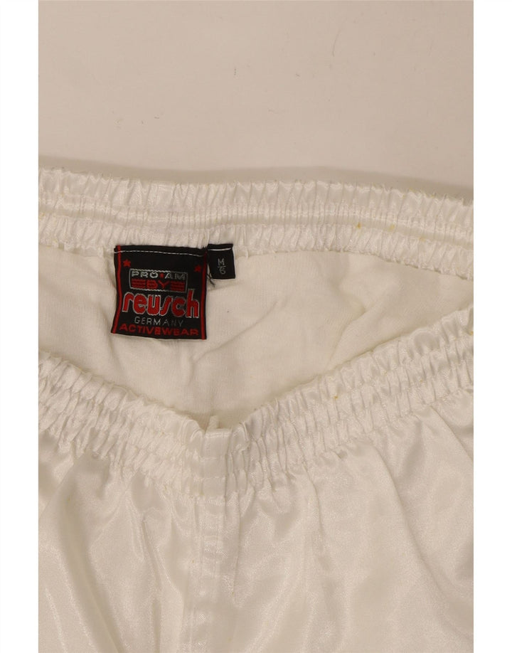 REUSCH Womens Sport Shorts US 6 Medium White Polyester