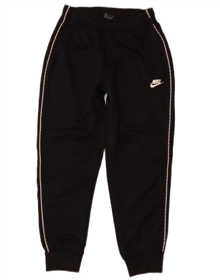 NIKE Womens Tracksuit Trousers Joggers UK 8 Small Black Polyester