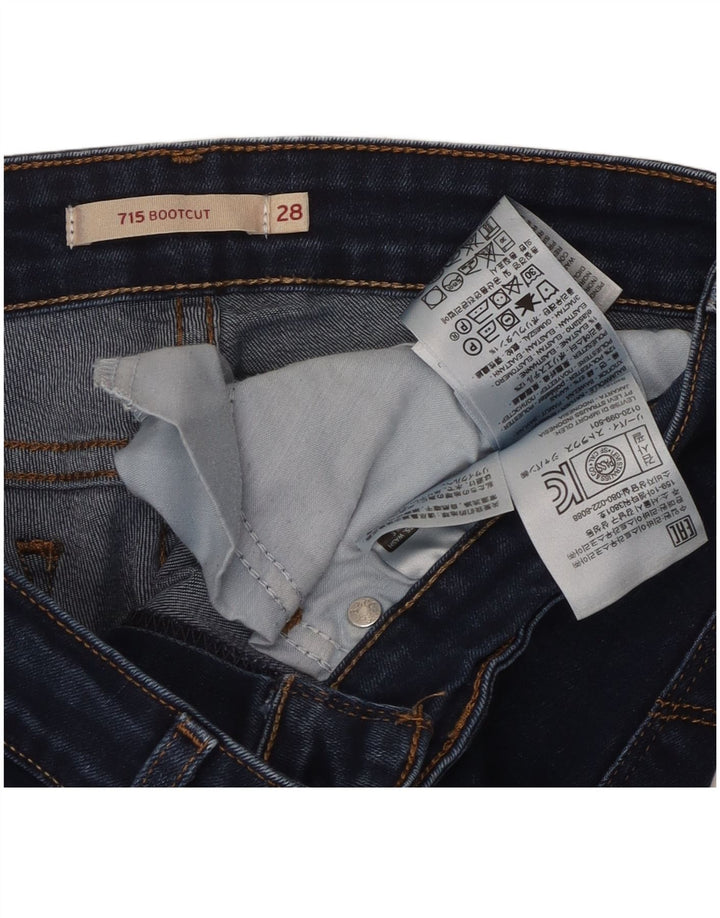 Levi's Mujer 715 Vaqueros Bootcut W28 L27 Algodón Azul