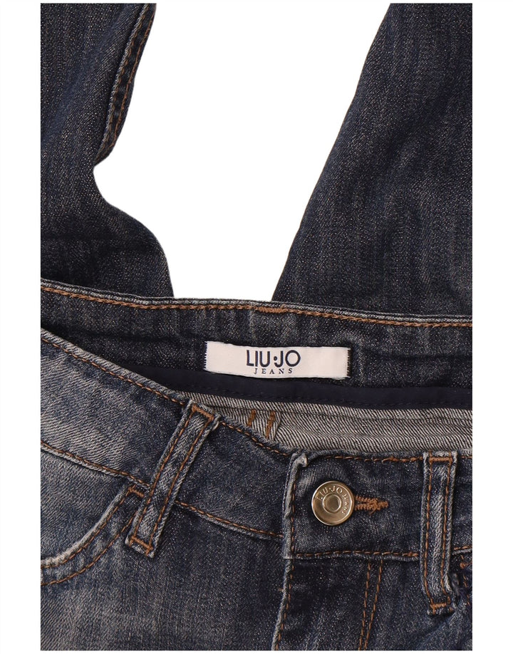 LIU JO Womens Cropped Jeans W30 L25 Navy Blue