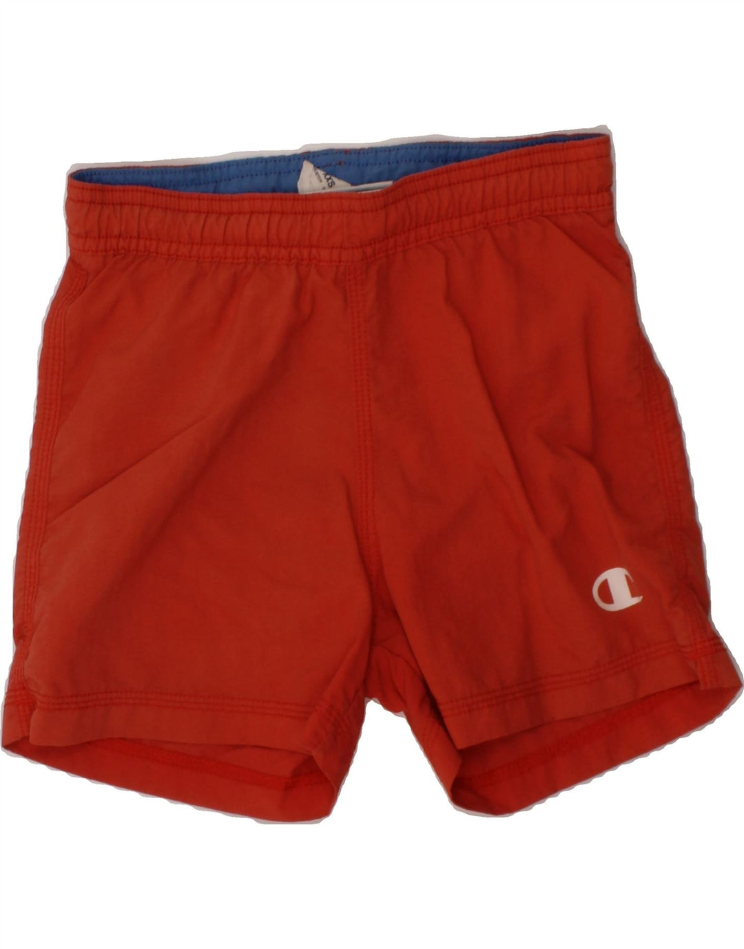 CHAMPION Boys Sport Shorts 3-4 Years 2XS Orange Polyester Vintage Champion and Second-Hand Champion from Messina Hembry 