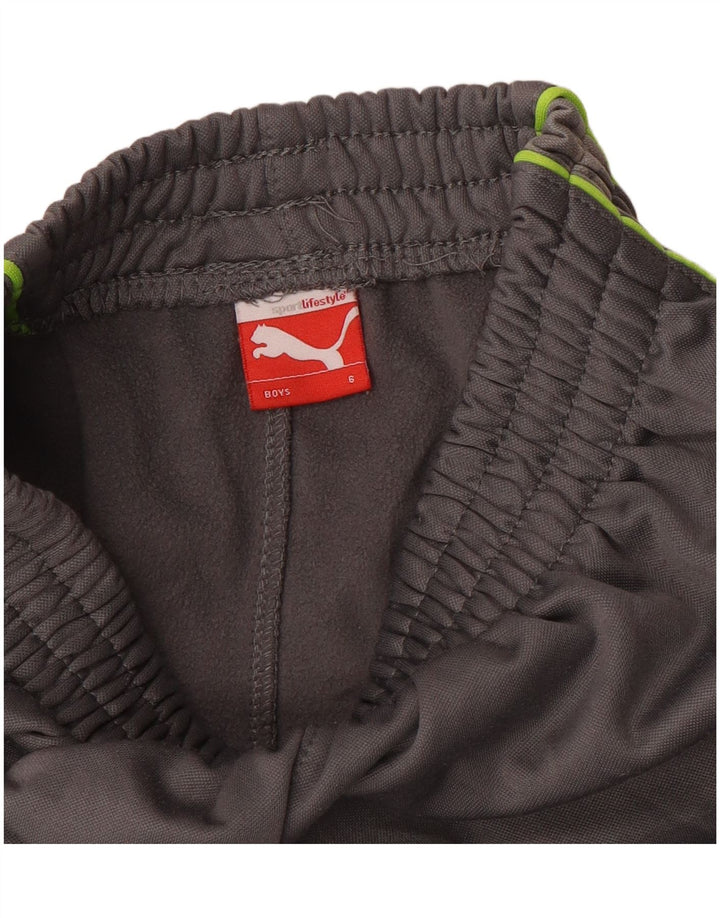 Puma Boys Tracksuit Trousers 5-6 Years  Grey Camouflage