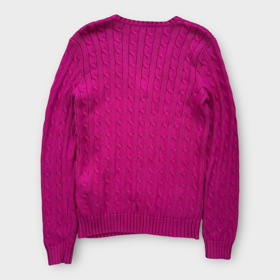 Ralph Lauren cable knit jumper - medium