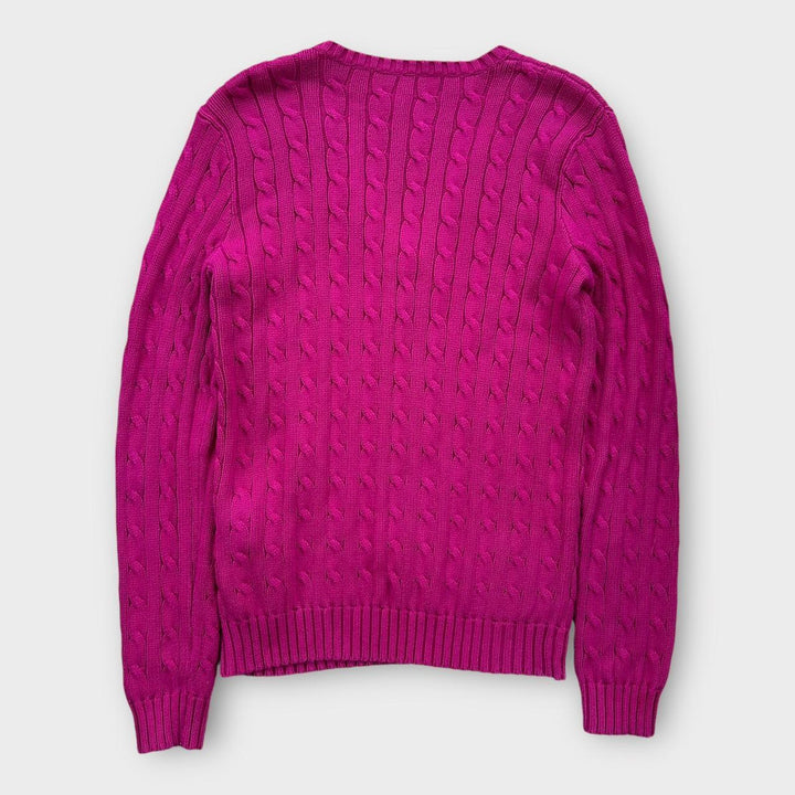 Ralph Lauren cable knit jumper - medium