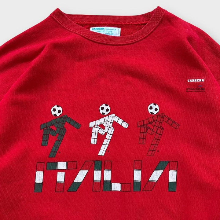 Vintage Italia 90 Carrera Sweatshirt - groß (kastenförmig)