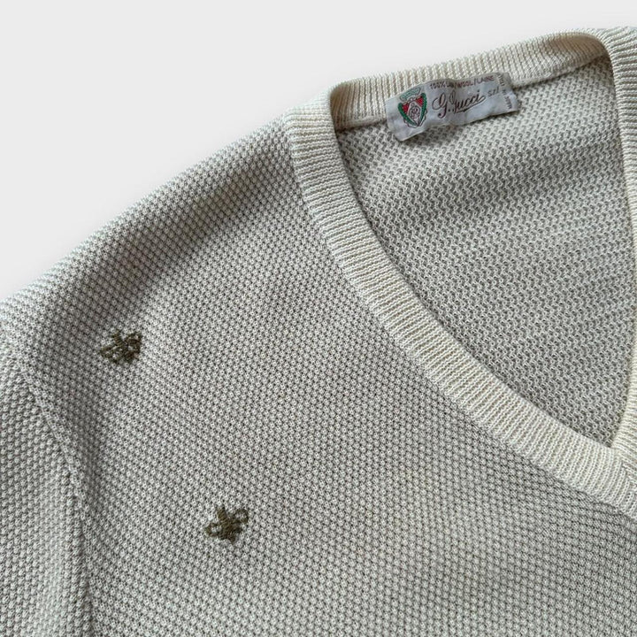 Vintage 90'er Gucci striktrøje - medium
