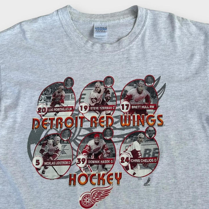 Tricou vintage NHL Detroit red wings - mare