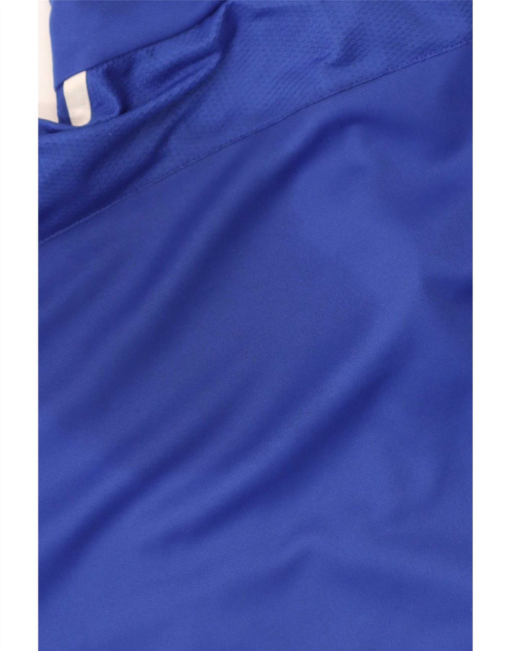 Adidas Mens Climacool Tracksuit Top Jacket Large Blue Colourblock Polyester