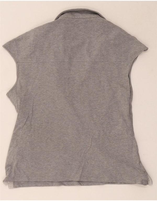Polo senza maniche da donna Woolrich UK 18 XL Cotone grigio