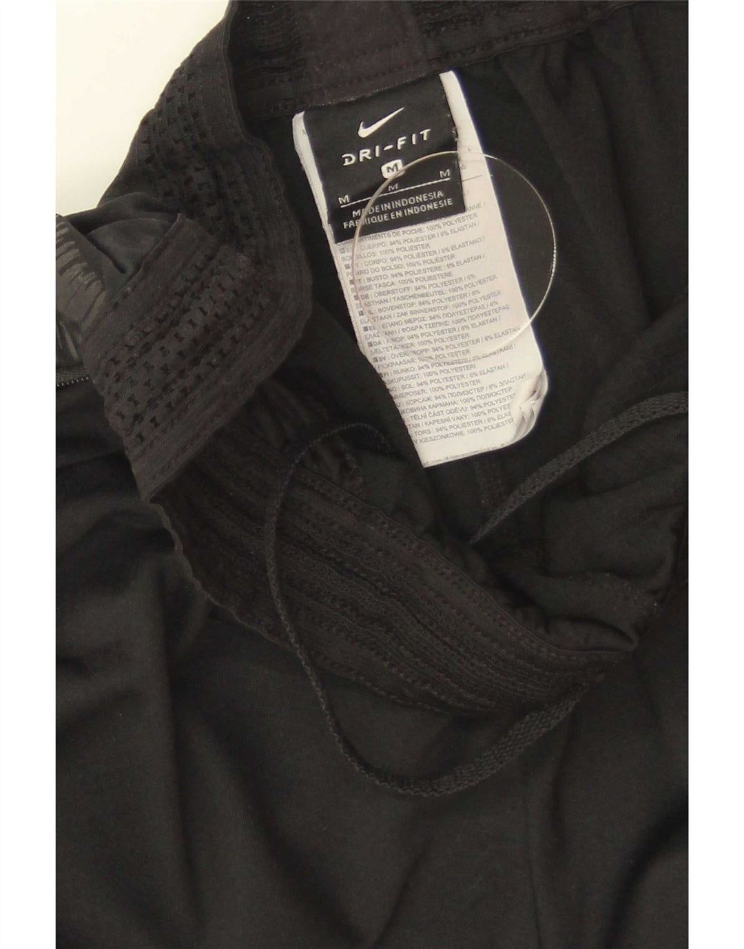 Nike Womens Dri Fit Tracksuit Trousers UK 12 Medium Black Polyester