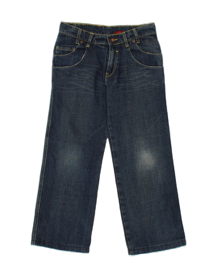 LEVI'S Boys Straight Jeans 9-10 Years W24 L22 Navy Blue Vintage Levi's and Second-Hand Levi's from Messina Hembry 