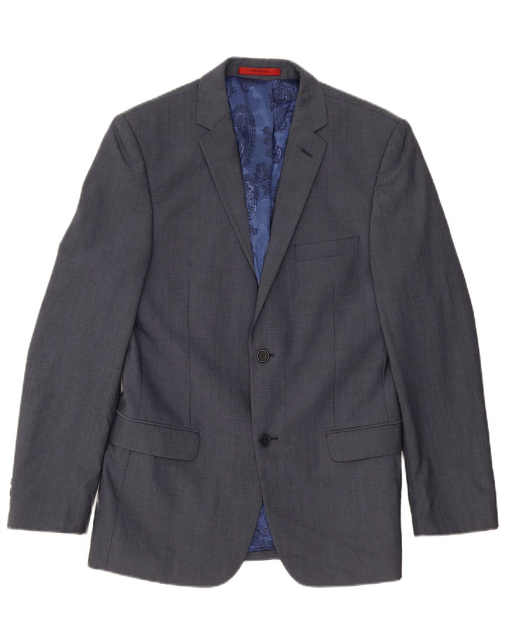 Ted Baker Mens 2 Button Blazer Jacket UK 38 Medium Blue