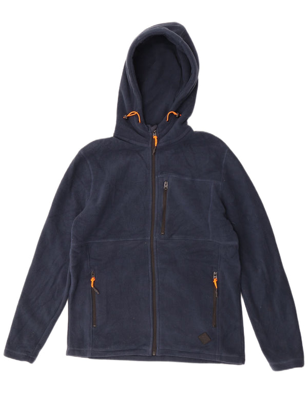 Saltrock Ανδρικό μπουφάν με κουκούλα Fleece UK 38 Medium Navy Blue Polyester