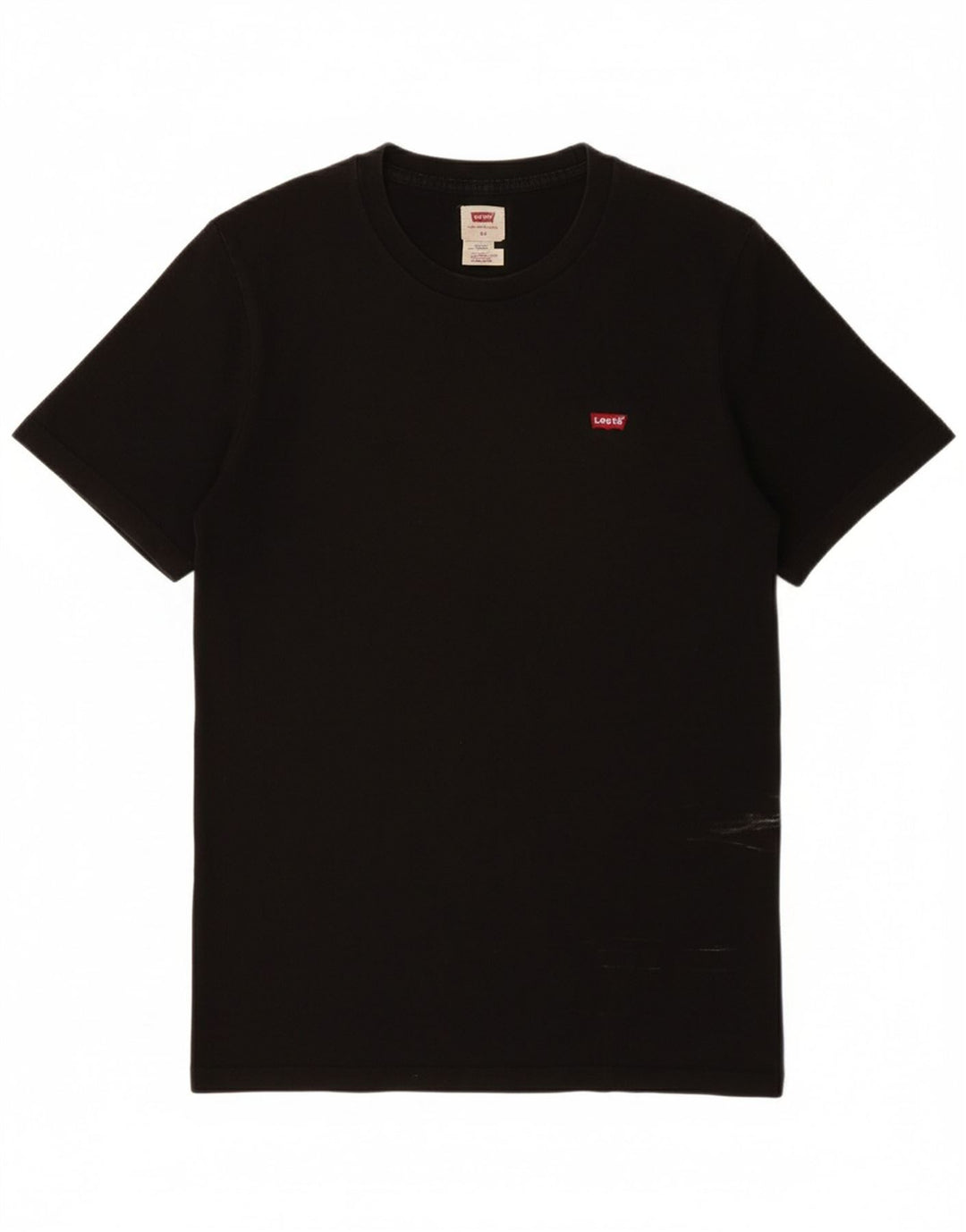 LEVI'S Mens Standard T-Shirt Top XS Black Vintage Levi's and Second-Hand Levi's from Messina Hembry 