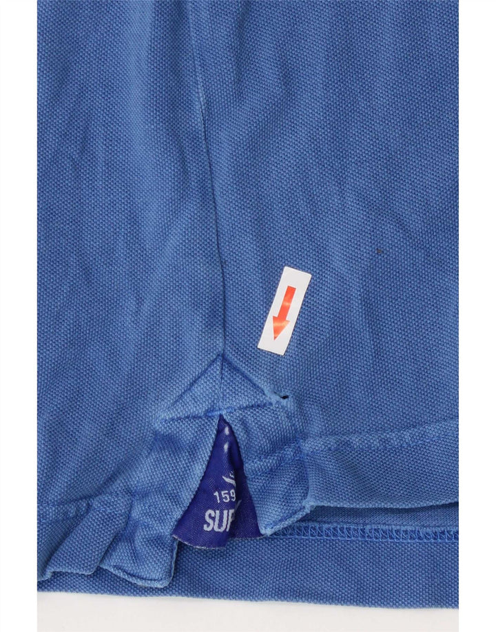Superdry herre poloshirt mellemblå