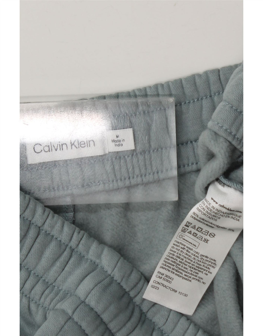 Calvin Klein Mens Graphic Tracksuit Trousers Medium  Blue Cotton