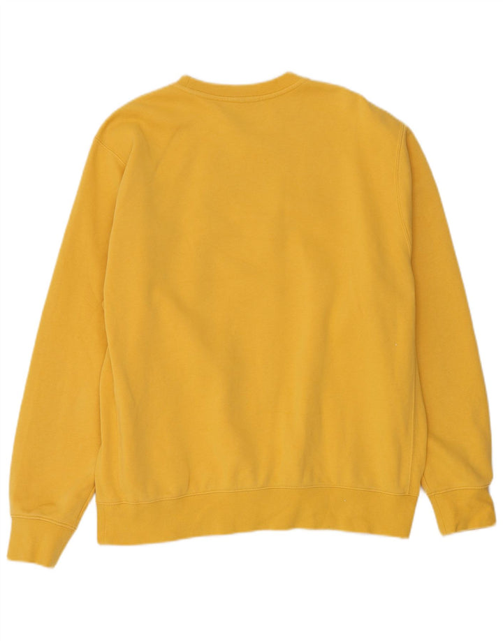 Nike Mens Sweatshirt Jumper XL Yellow Cotton