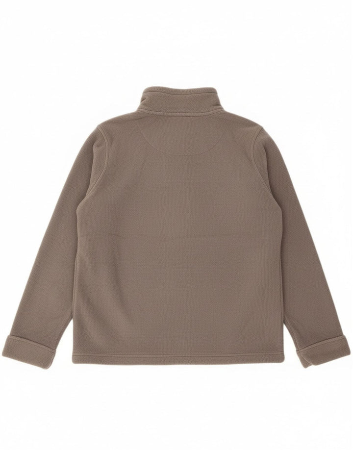 Marks & Spencer Womens Oversized Fleece Jacket UK 12 Medium Grey Polyester