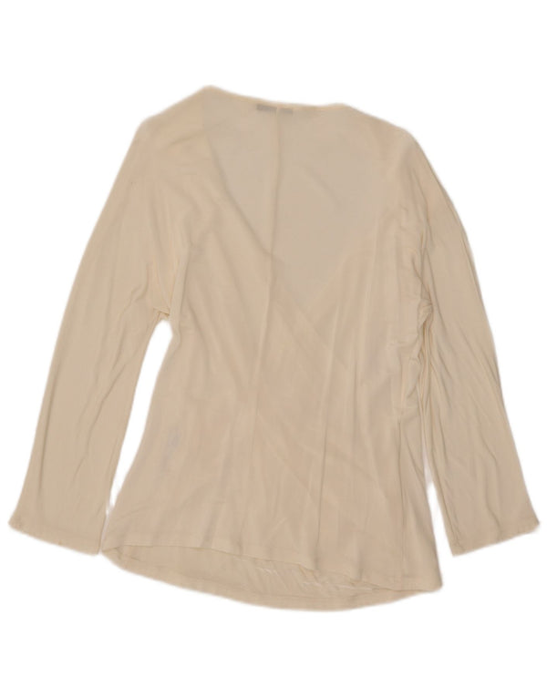 Γυναικεία μπλούζα Marella 3/4 μανίκια τοπ UK 18 XL Λευκή