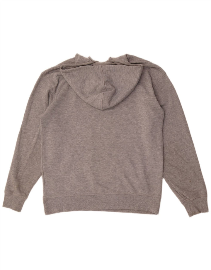 Zara Mens Hoodie Jumper Medium Grey Polyester