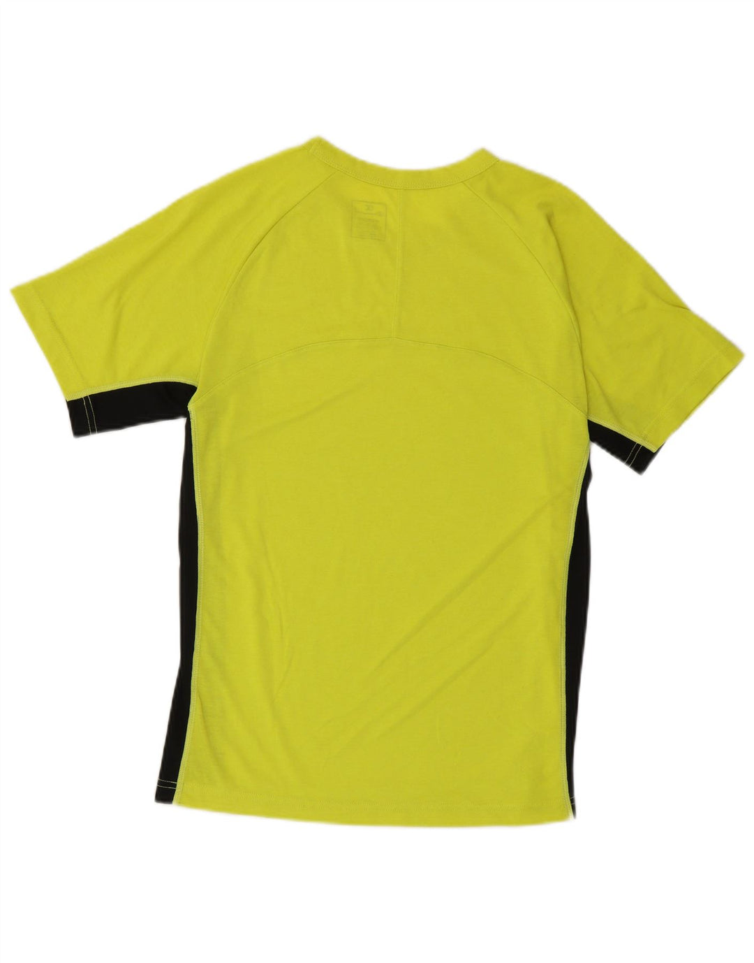 Champion Mens T-Shirt Top Medium Green Colourblock