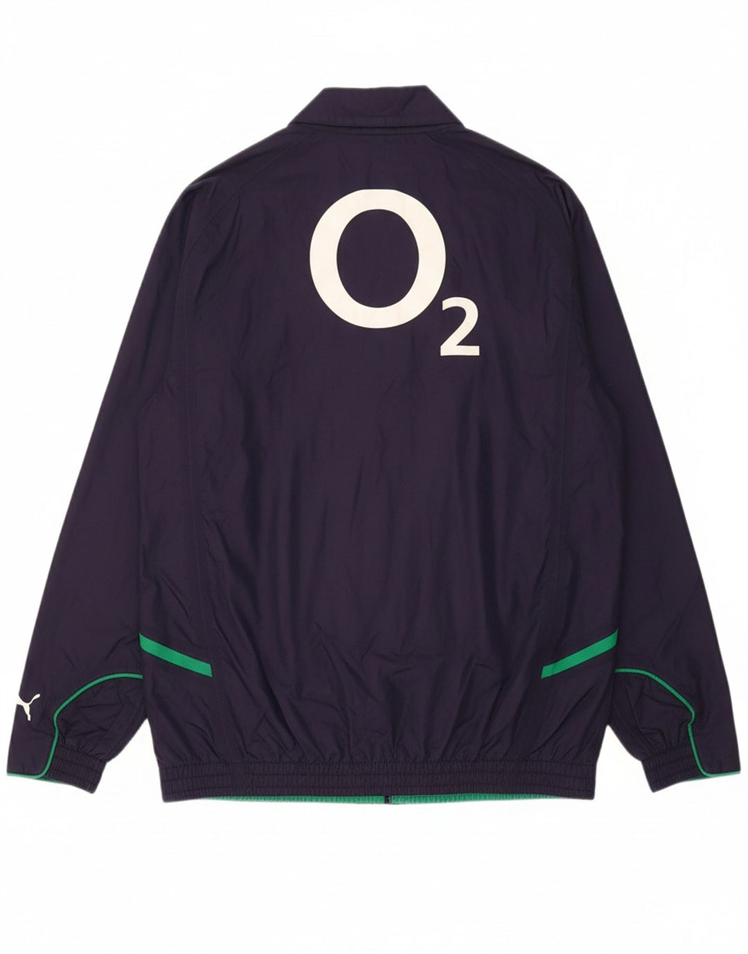PUMA Boys Rain Jacket 13-14 Years Navy Blue Nylon