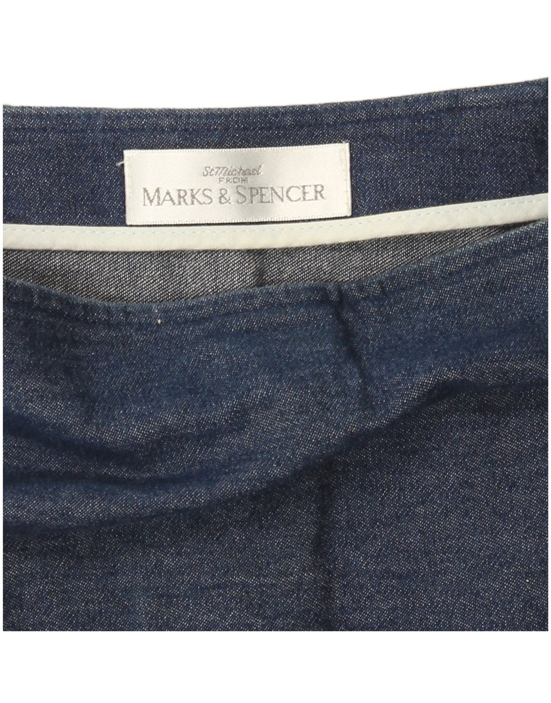 Marks & Spencer Jupe en jean pour femme W28 Bleu marine moyen floral