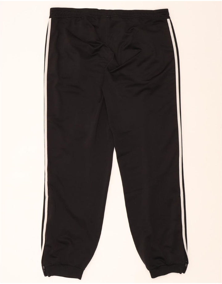 ADIDAS Mens Tracksuit Trousers Joggers Large Black Polyester Vintage Adidas and Second-Hand Adidas from Messina Hembry 