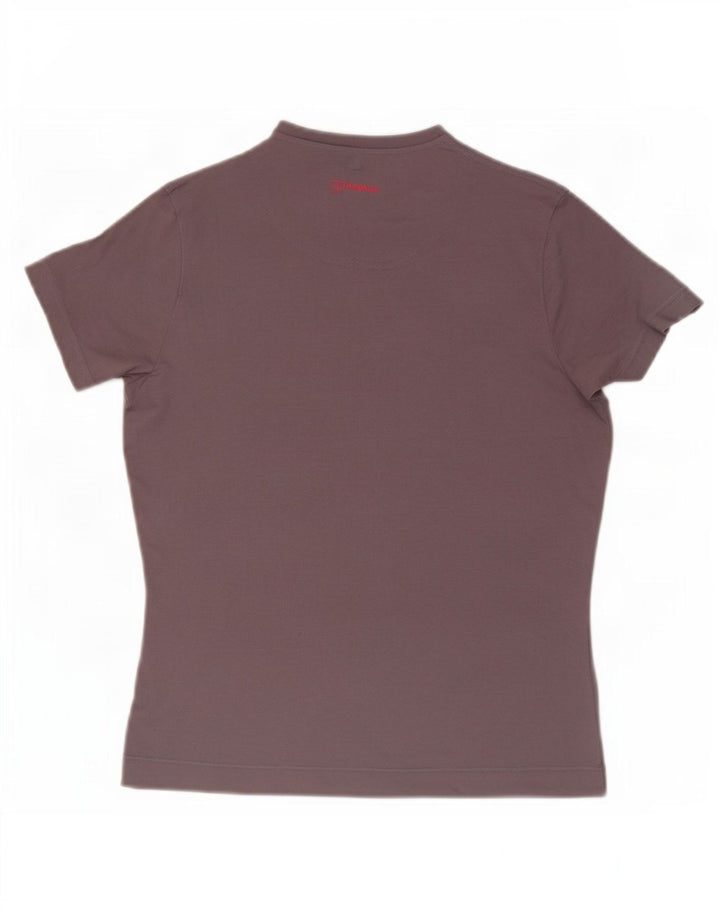 Γυναικείο γραφικό μπλουζάκι Berghaus Top UK 14 Medium Grey Polyester