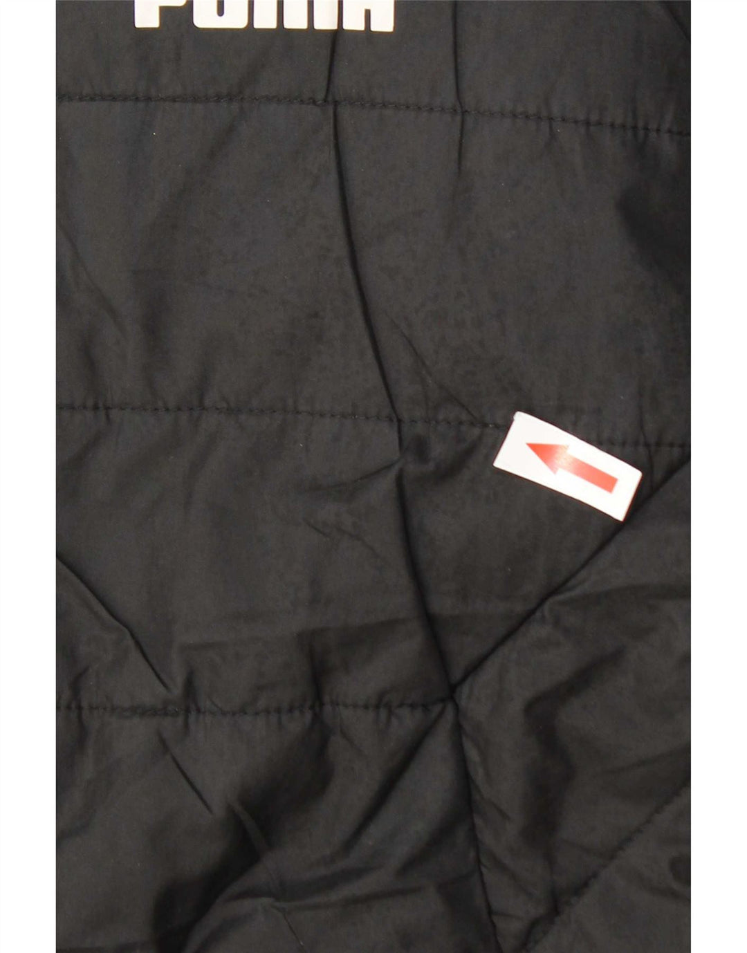Puma Boys Hooded Padded Jacket 11-12 Years Black Polyester
