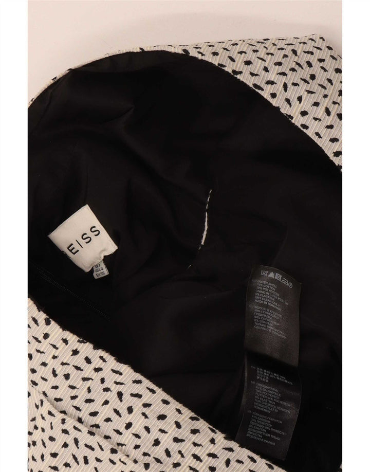 Reiss Dame Playsuit UK 8 Lille hvid plettet bomuld