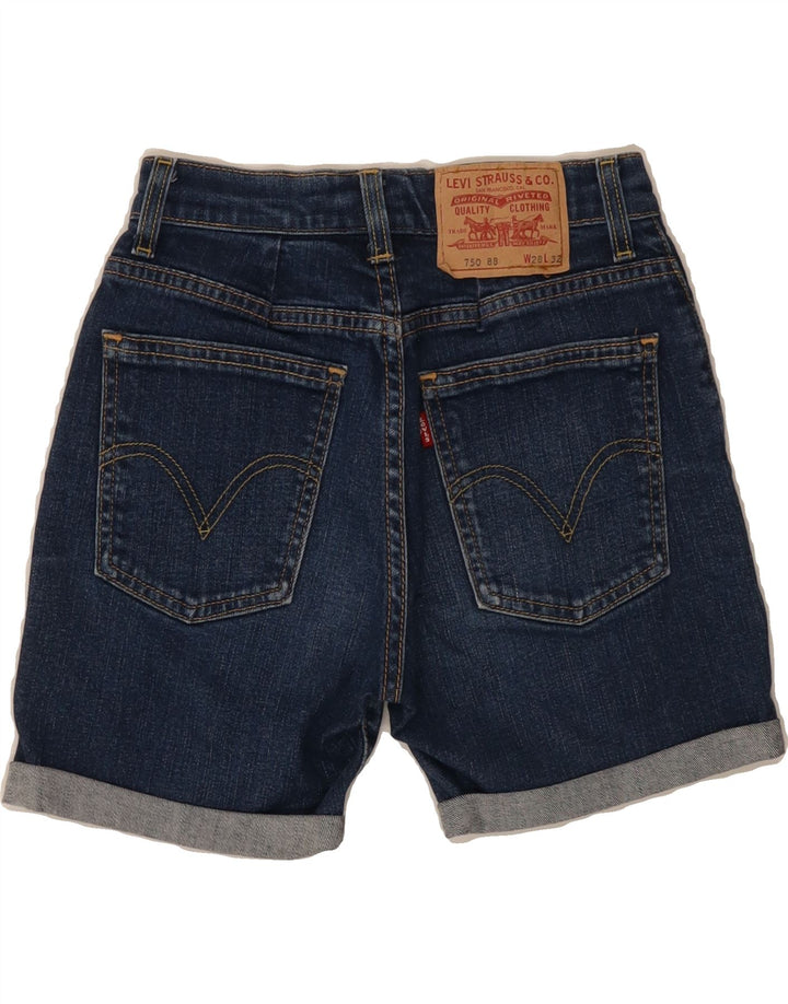 LEVI'S Womens Denim Shorts W28 Medium  Blue Cotton Vintage Levi's and Second-Hand Levi's from Messina Hembry 