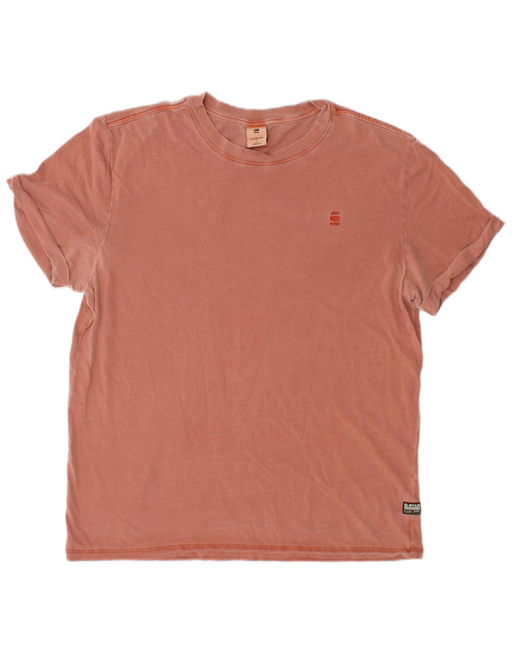 G-Star Mens T-Shirt Top Large Red