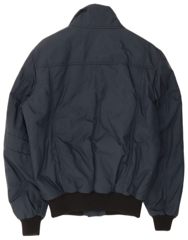 Refrigiwear Herre Bomber Jacket UK 40 Large Navy Blue Colourblock Polyamid