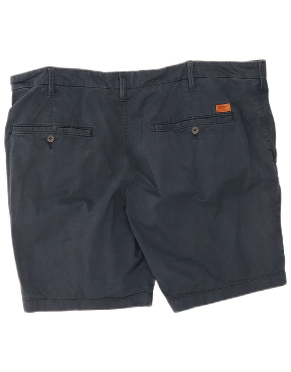 Timberland Herre Chino Shorts W42 2XL Marineblå Bomuld